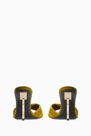 Opyum 85 Mules in Velvet