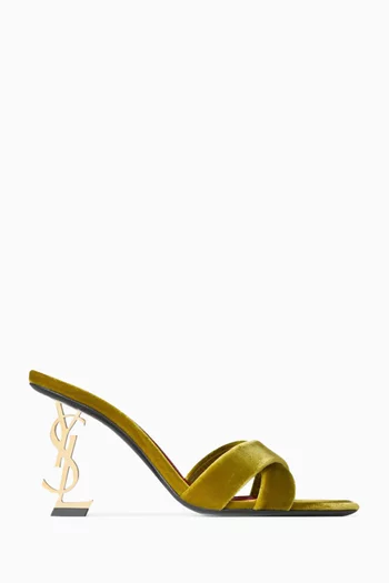 Opyum 85 Mules in Velvet