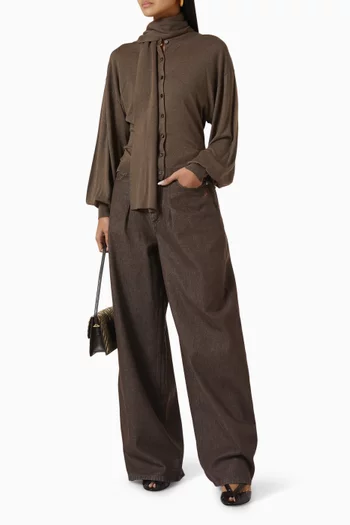Le Losange Cardigan in Silk Blend
