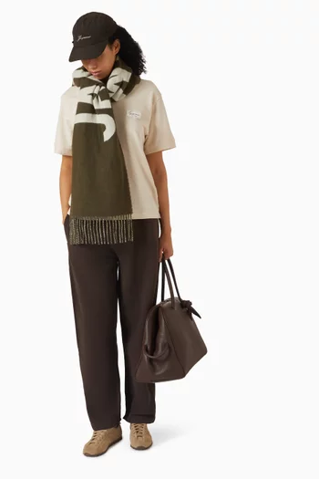 Le Montaigne Logo-patch T-shirt in Cotton