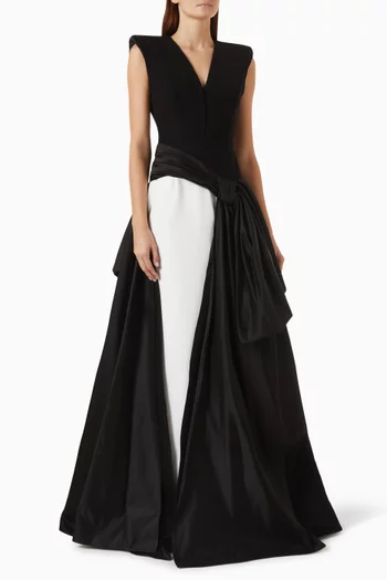 Midnight Bow Gown
