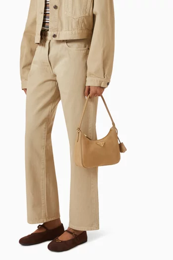 Re-Edition 2005 Mini Bag in Nubuck & Leather