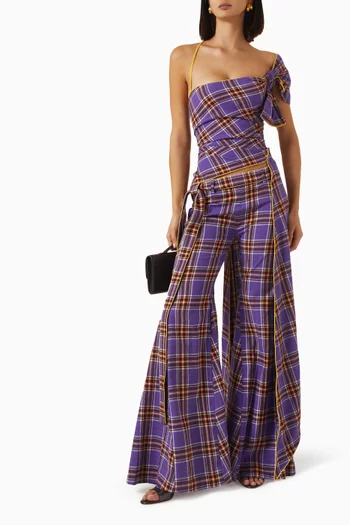 Flare Pants in Cotton