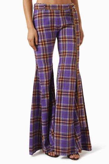 Flare Pants in Cotton
