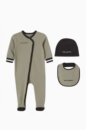 Logo 3-piece Gift Set in Cotton