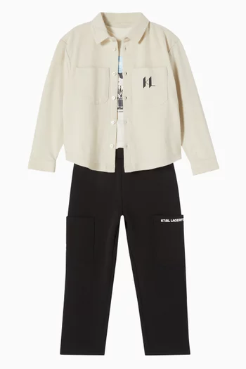 Ikon Karl 3-piece Co-ord Set in Cotton