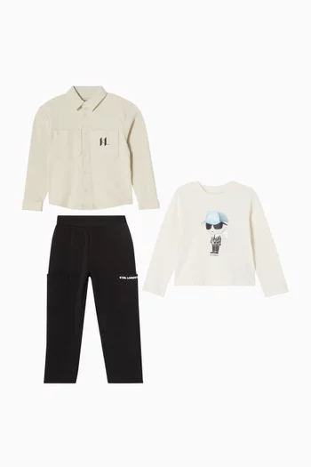 Ikon Karl 3-piece Co-ord Set in Cotton