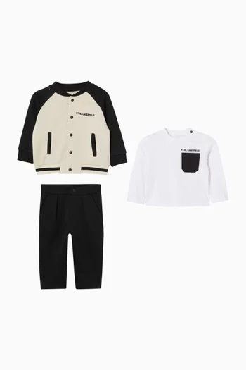 Logo Tracksuit Set in Cotton
