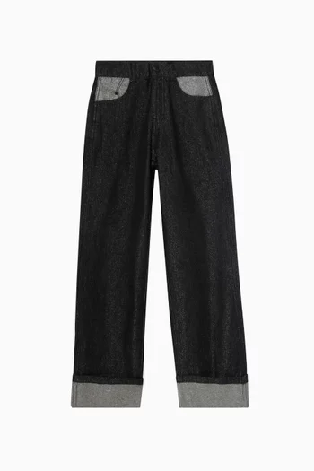 Glitter Jeans in Denim