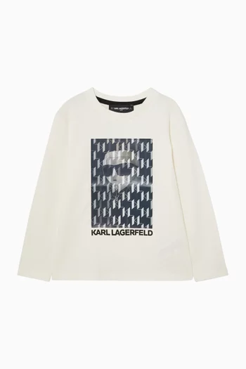 Graphic-print T-shirt in Heavy Jersey