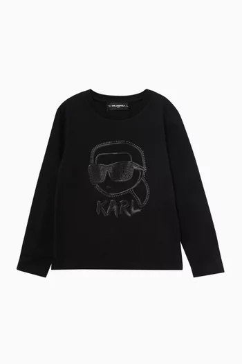 Graphic T-shirt in Cotton