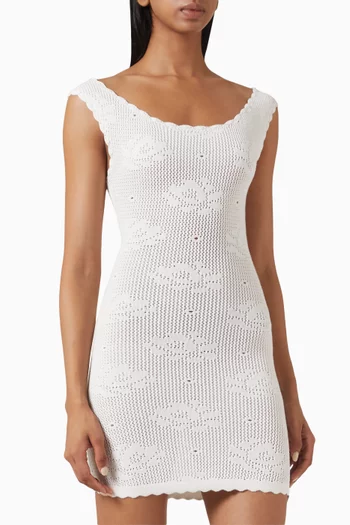 Cameron Crochet Mini Dress