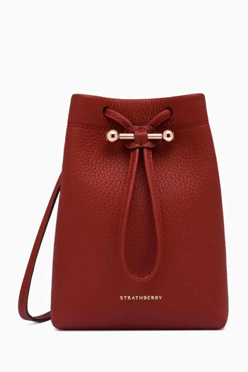 Midi Osette Pouch in Grained Calf Leather