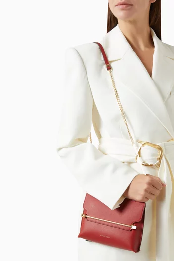 Mini Stylist Crossbody Bag in Leather