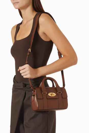 Mini Bayswater Top-handle Bag in Leather
