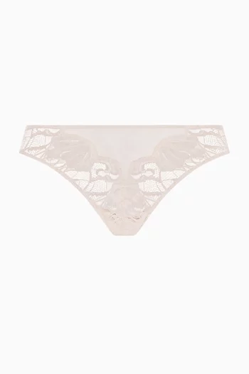 Lysia Lace-trim Thong