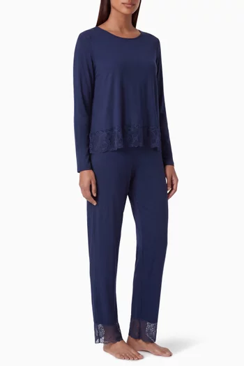 Azelia Long Pyjama Set in Modal