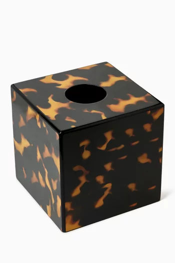 Tortoiseshell Square Tissue Box