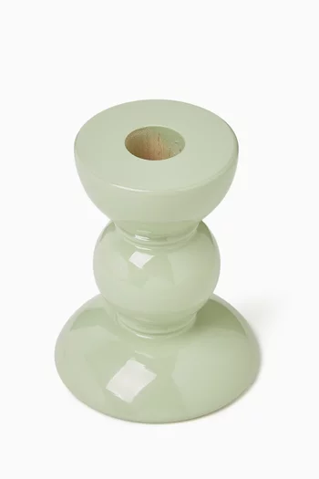 Small Bobbin Candlestick Holder