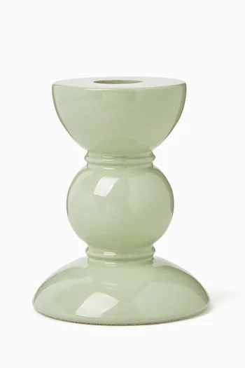 Small Bobbin Candlestick Holder