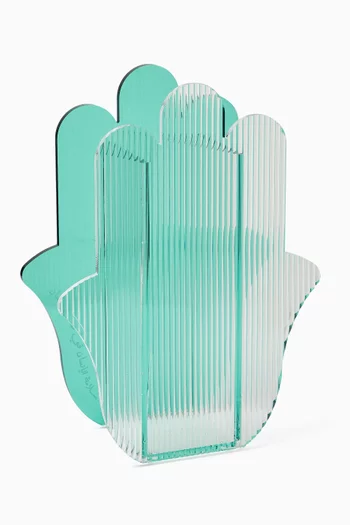 Supernatural Hamsa Vase in Acrylic