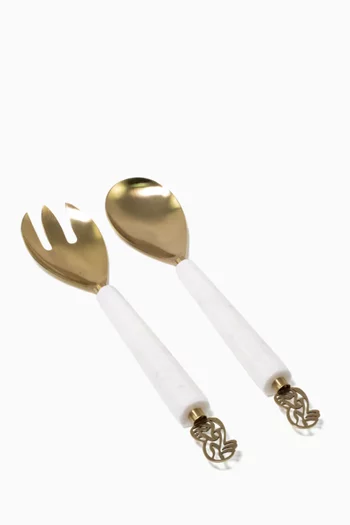Calligraffiti Salad Tongs, Set of 2