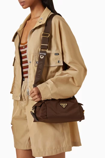 Small Explore Shoulder Bag in Re-Nylon