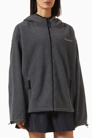 Oversized Hoodie in Fleece