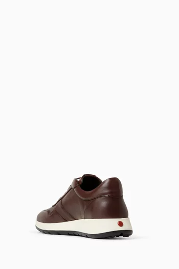 Red Dot Sneakers in Leather