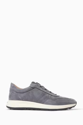 Red Dot Sneakers in Pashmy Suede