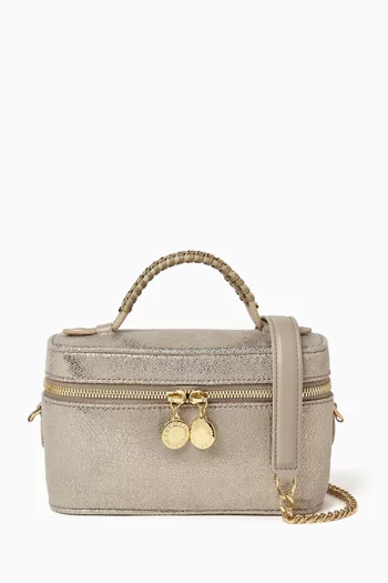Falabella Vanity Case in Dotted Chamois