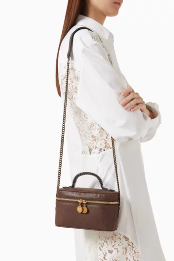 Falabella Vanity Case in Shaggy Deer Faux Leather