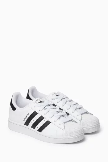 Superstar II Sneakers in Leather