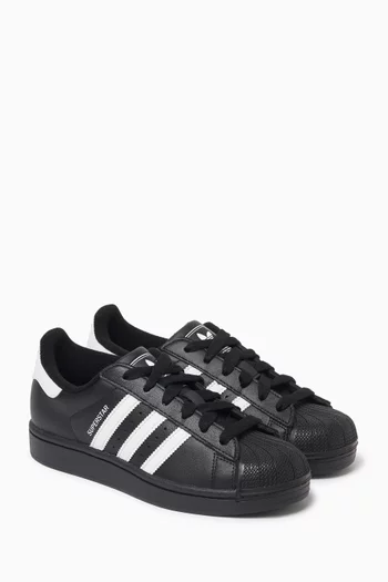 Superstar II Sneakers in Leather