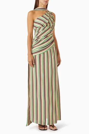 Ariel One-shoulder Maxi Dress