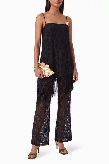 Porto Flared Lace Pants