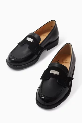Mini Penny Loafers in Leather