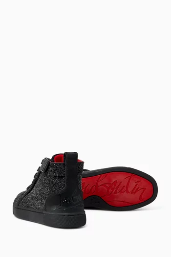 Funnytopi Glitter Boots in Leather