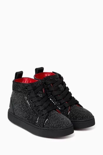 Funnytopi Glitter Boots in Leather
