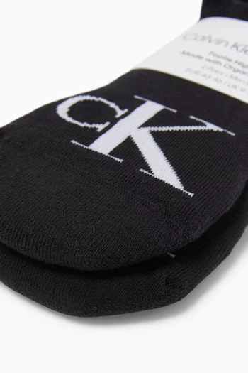 Invisible Socks in Soft Cotton , Set of 2