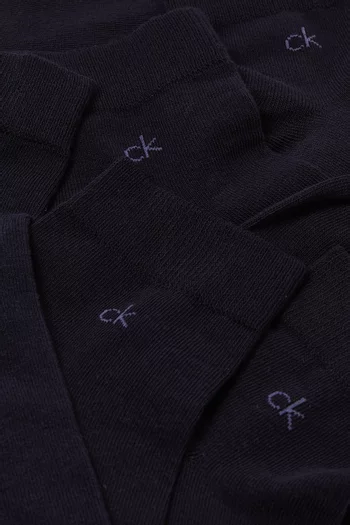 Logo Quarter Socks, Set of 3