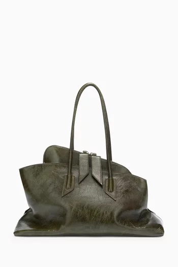 Medium La Passeggiata Top-handle Bag in Patent Leather