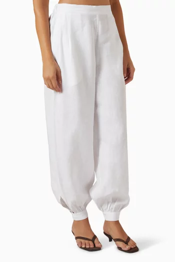 Lottie High-waist Pants in Linen