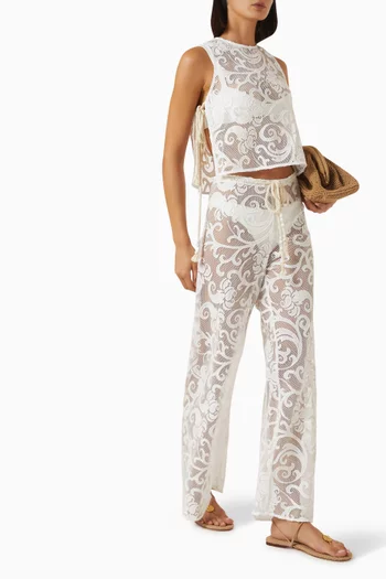 Bimini Sheer Top in Mesh