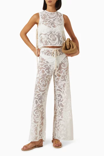 Andros Sheer Pants in Mesh