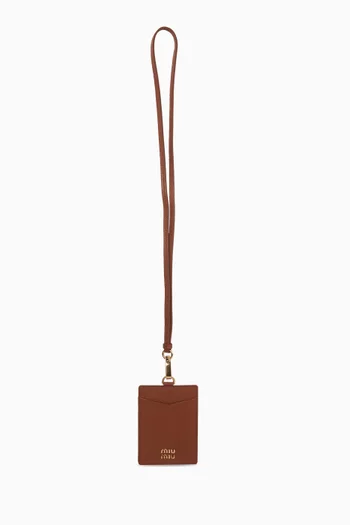 Badge Holder in Leather
