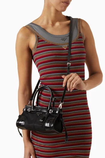 Medium Bonnie Top-handle Bag in Re-Nylon