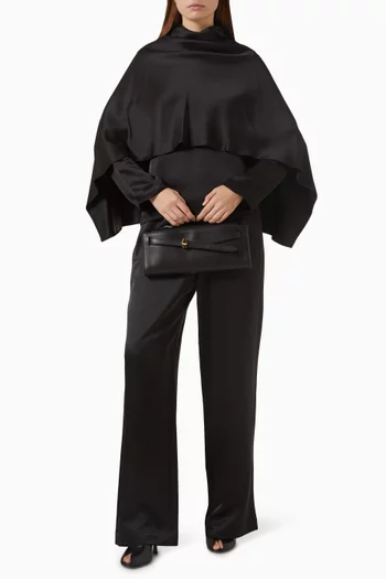 Cape Top in Viscose-satin