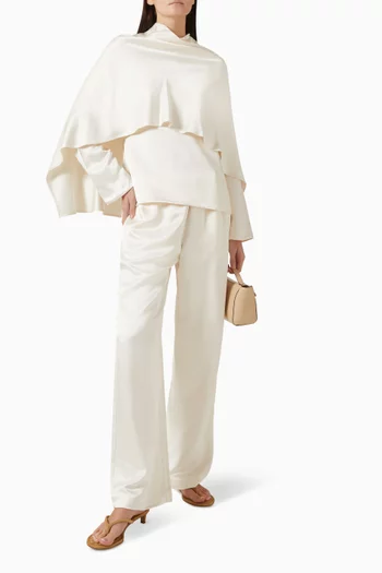 Cape Top in Viscose-satin