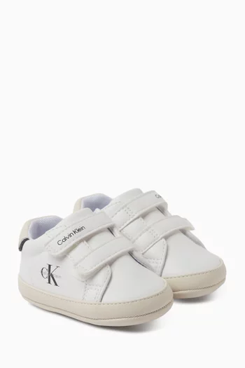 Velcro Sneakers in Leather